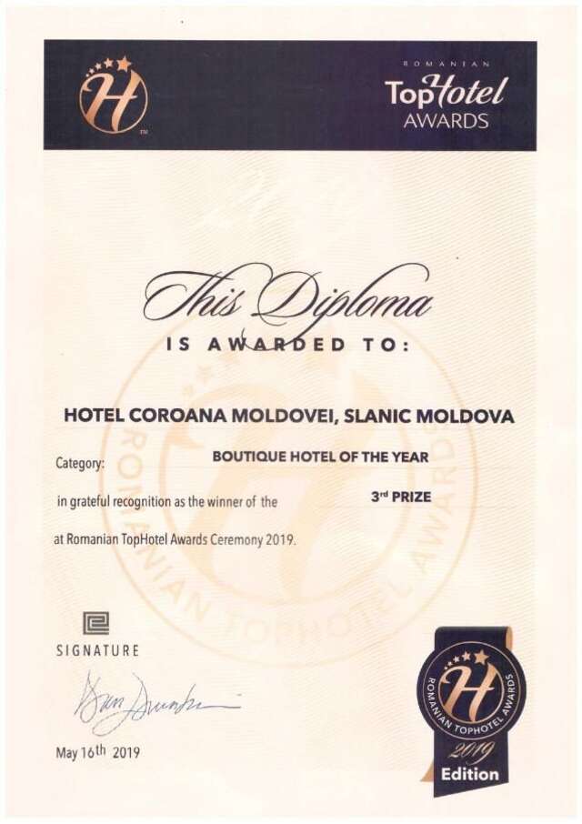 Отель Hotel Coroana Moldovei Слэник-Молдова-4